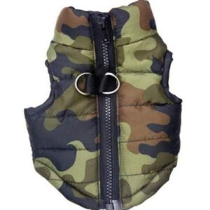 Frenchie World Shop camouflage color / XS Padded Winter Vests