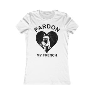 Printify T-Shirt Pardon My French Women's Tee