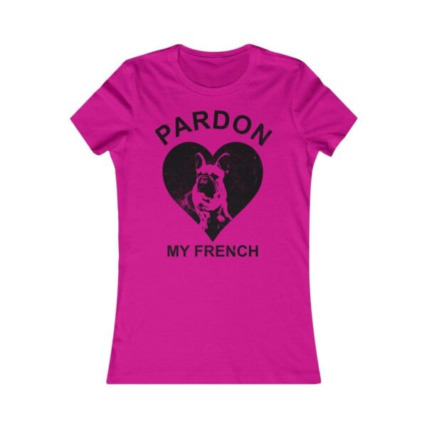 Printify T-Shirt Berry / S Pardon My French Women's Tee