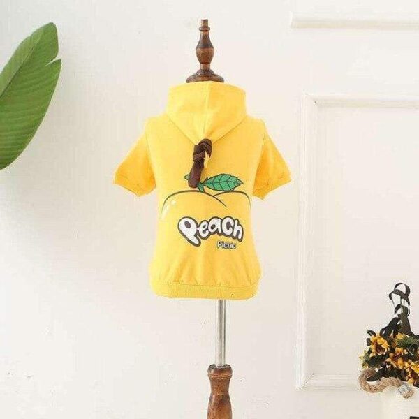 Frenchie World Shop Yellow / L Peach Picnic French bulldog Hoodie