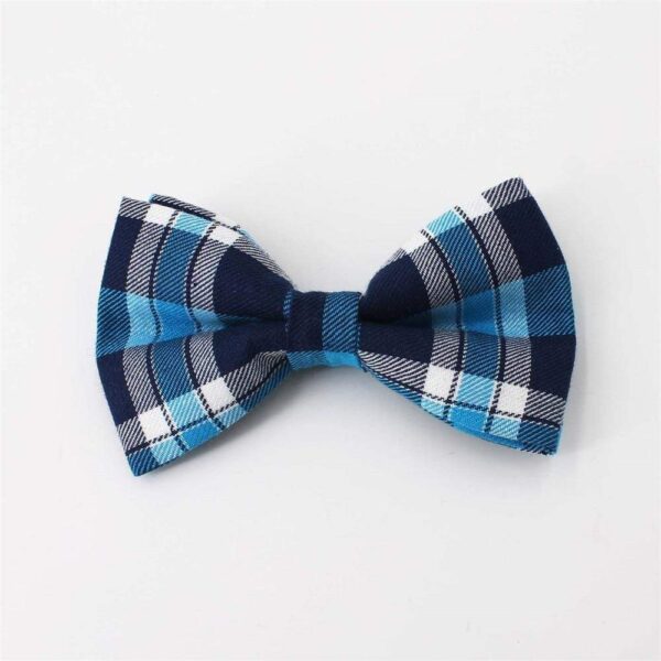 Frenchie World Shop Personalized Buffalo Plaid French Bulldog Collar Set