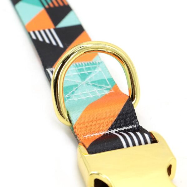 Frenchie World Shop collars Personalized Geometric French Bulldog Collar