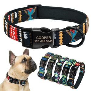 Frenchie World Shop Personalized Laser Engraved Frenchie Collar