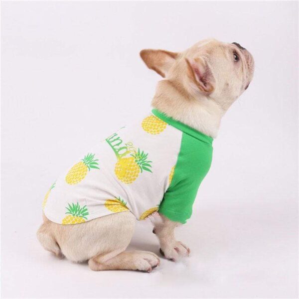 Frenchie World Shop Pineapple French Bulldog Tee Dress