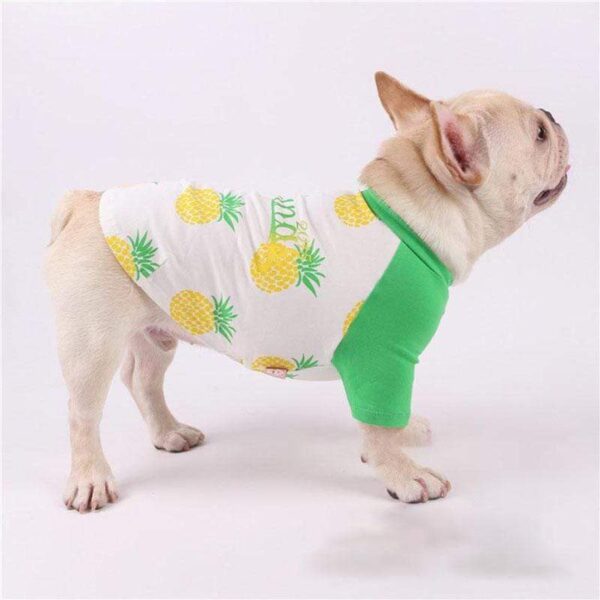 Frenchie World Shop Pineapple French Bulldog Tee Dress