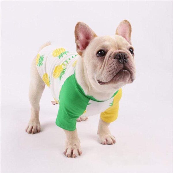 Frenchie World Shop Pineapple French Bulldog Tee Dress