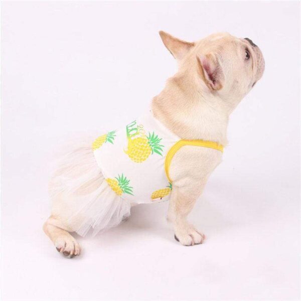 Frenchie World Shop Pineapple French Bulldog Tee Dress