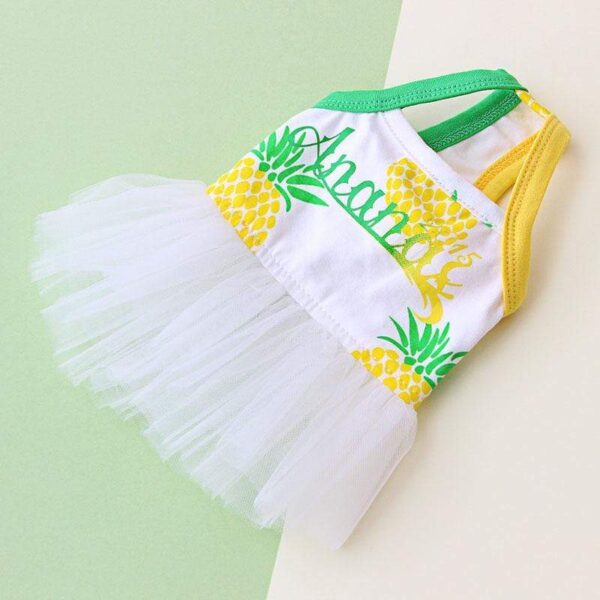 Frenchie World Shop Pineapple French Bulldog Tee Dress