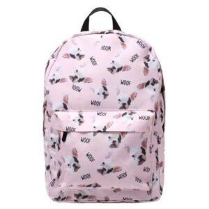 Frenchie World Shop Pink French Bulldog Backpack