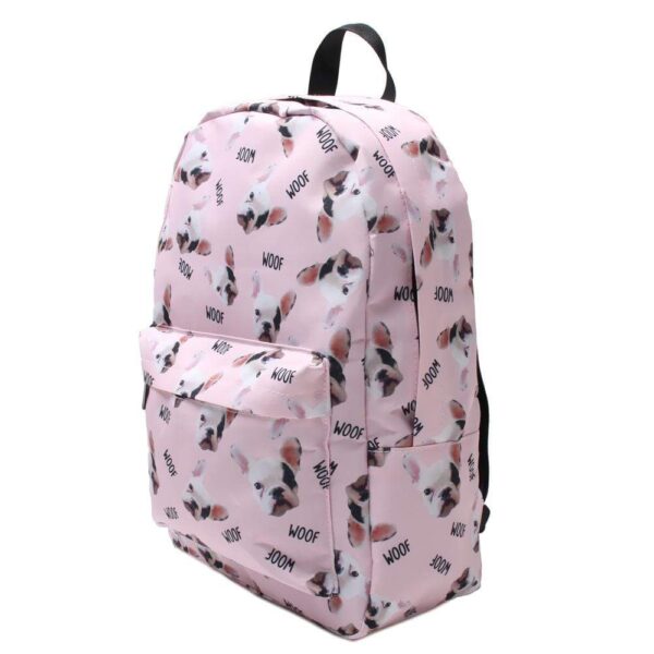 Frenchie World Shop Pink French Bulldog Backpack