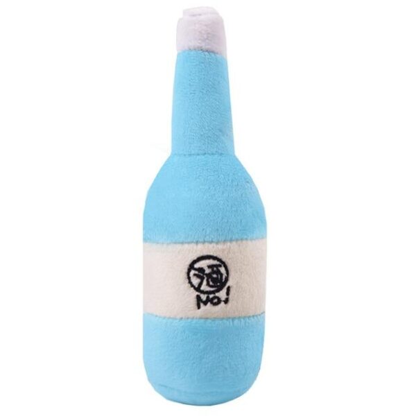 Frenchie World Shop Blue Wine bottle / Suit for Small Dogs / CHINA Plush Squeaky Frenchie Toys
