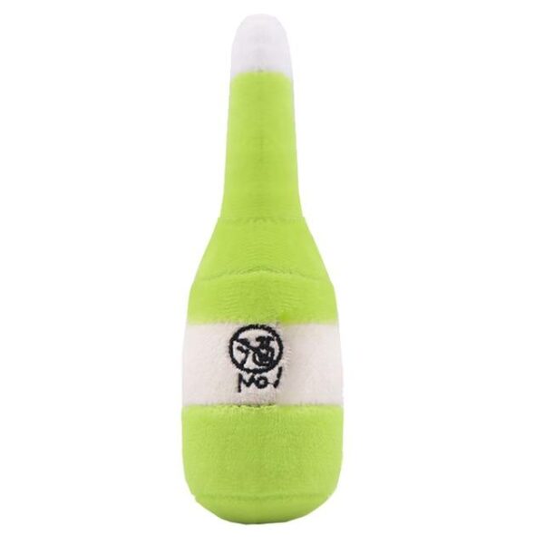 Frenchie World Shop Green Wine bottle / Suit for Small Dogs / CHINA Plush Squeaky Frenchie Toys