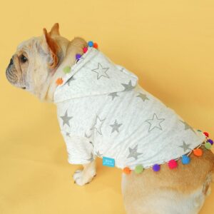 Frenchie World Shop hoodie Pom-Pom Star French Bulldog Hoodie