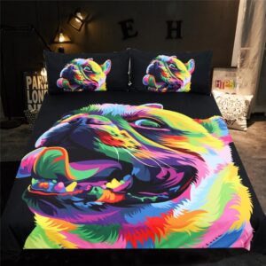 Frenchie World Shop Pop Art French Bulldog Bedding Set