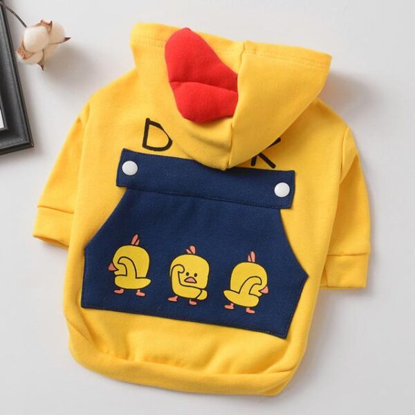 Frenchie World Shop Yellow / FB Quack French Bulldog Multicolor Hoodie