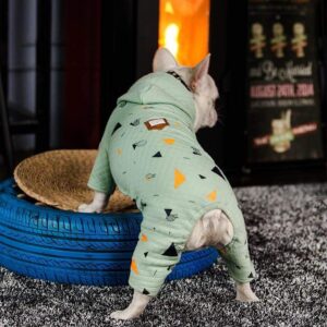 Frenchie World Shop Quilted "Pineapple" French Bulldog Outfit