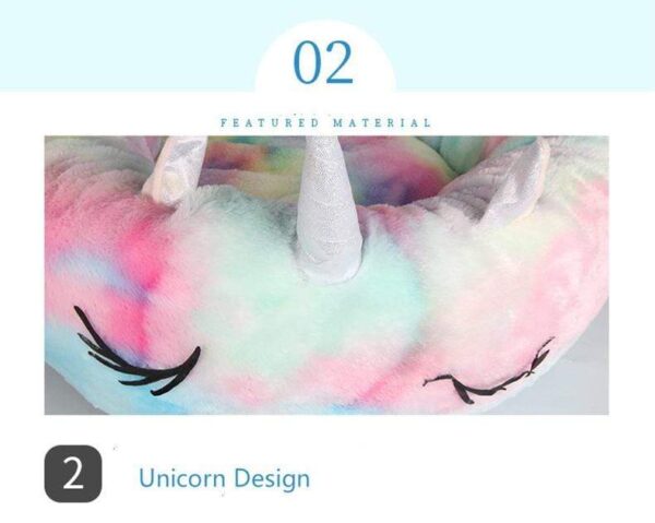 Frenchie World Shop Rainbow Unicorn Frenchie Bed