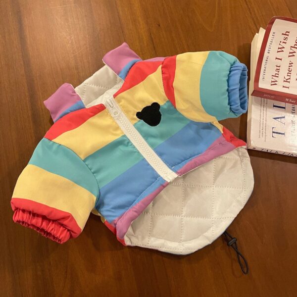 Frenchie World Shop Rainbow Windbreaker French Bulldog Jacket