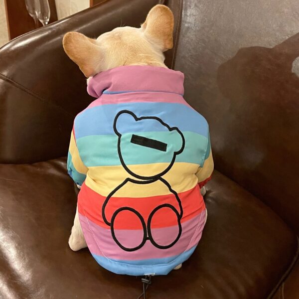 Frenchie World Shop white / S Rainbow Windbreaker French Bulldog Jacket