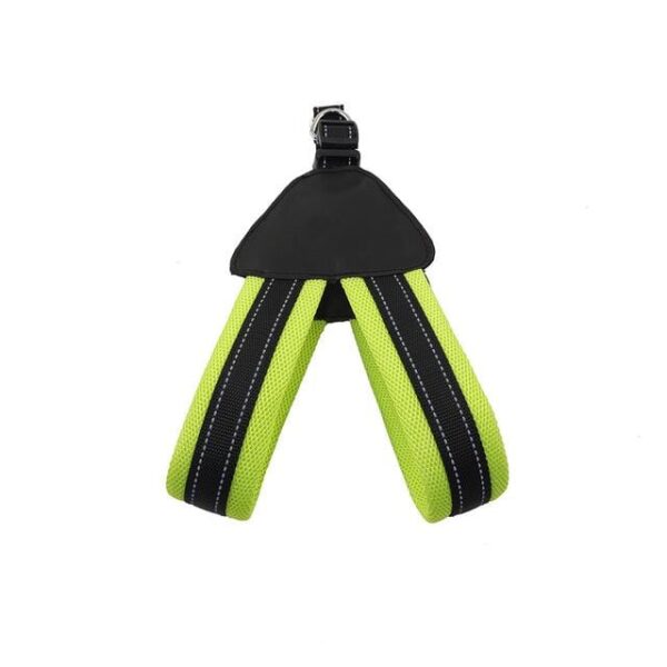 Frenchie World Shop Green / S Reflective Mesh Dog Harness