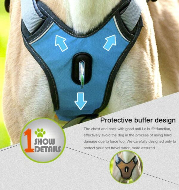 Frenchie World Shop Reflective & Orthopedic French Bulldog Harness