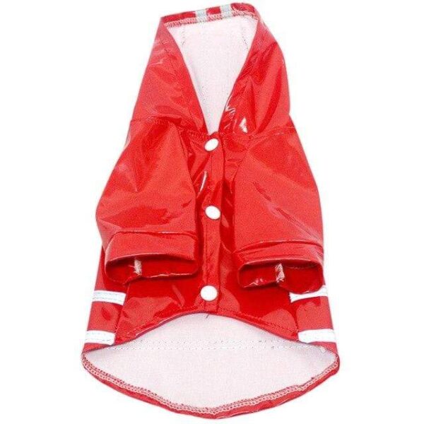 Frenchie World Shop Red / L Reflective Safety Frenchie Raincoat