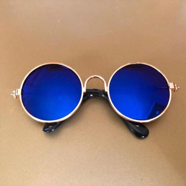 Frenchie World Shop 7 / L Retro Round French Bulldog Sunglasses