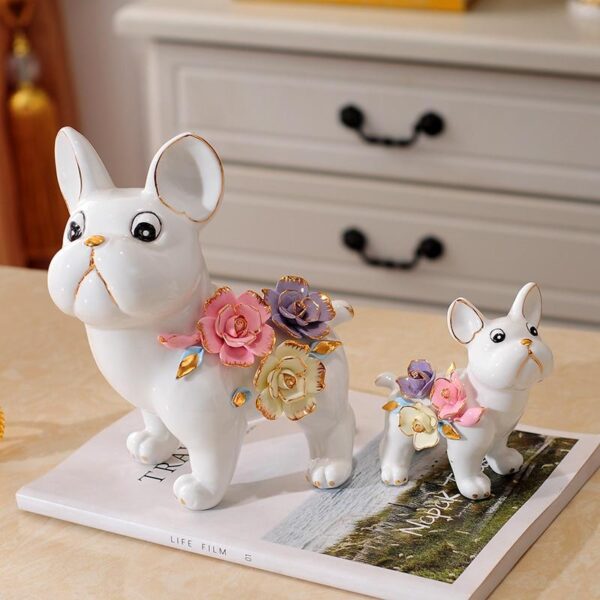 Frenchie World Shop S Romantic Porcelain French Bulldog Statue