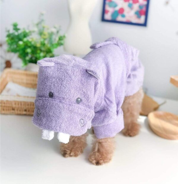 Frenchie World Shop Shark Terry Cloth Bathrobe