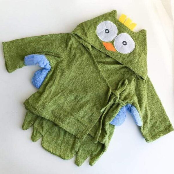 Frenchie World Shop frog / One size Shark Terry Cloth Bathrobe