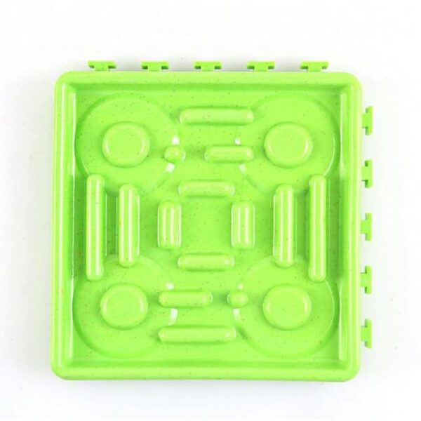 Frenchie World Shop one piece green Silicone Dog Slow Feeding Mat