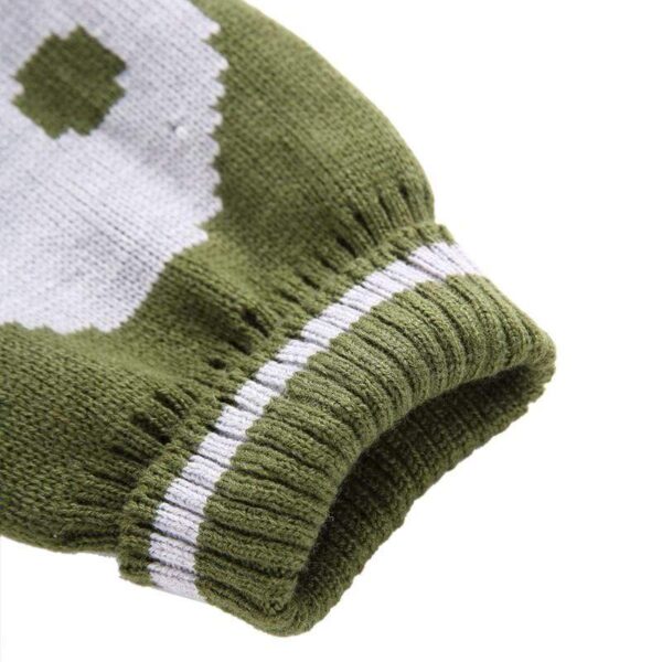 Frenchie World Shop Skull & Bones Dog Turtleneck Sweater