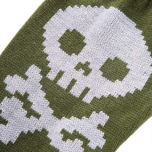 Frenchie World Shop Skull & Bones Dog Turtleneck Sweater