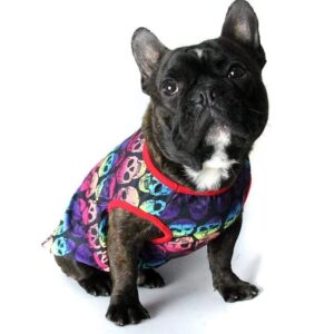 Frenchie World Shop Skull Pattern Frenchie vest & t-shirts