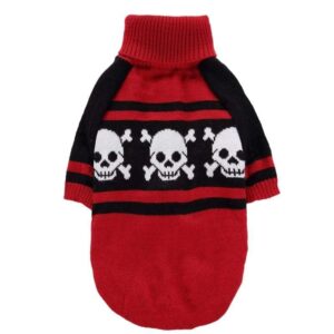 Frenchie World Shop Skulls Knitted Sweater