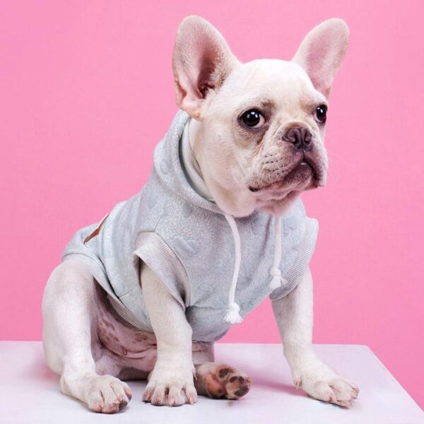 Frenchie World Shop Sleeveless Fashion Hoodie