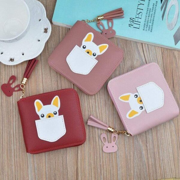 Frenchie World Shop Small French Bulldog Wallet Purse