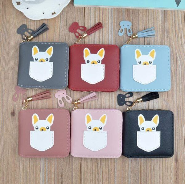 Frenchie World Shop Small French Bulldog Wallet Purse