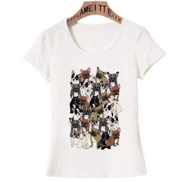 Frenchie World Shop Z6660 / S Social Frenchie Woman T-shirt