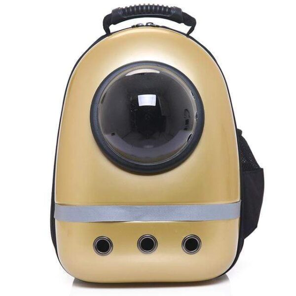 Frenchie World Shop gold Soft Capsule Pet Carrier