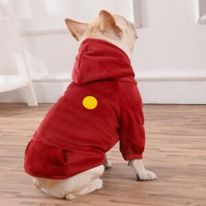 Frenchie World Shop Soft Velour Dog Hoodie by Frenchie World