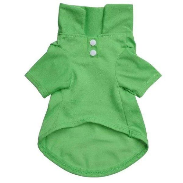 Frenchie World Shop Dog Clothing Green / S Solid Dog Polo by Frenchie World®