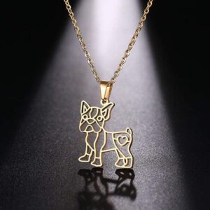 Frenchie World Shop Gold-color / 45cm Stainless Steel Frenchie Necklace