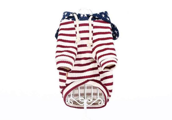 Frenchie World Shop Stars and Stripes hoodie