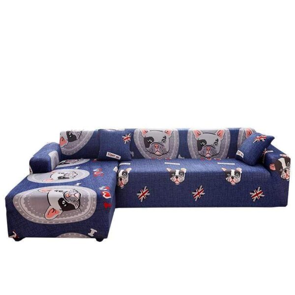 Frenchie World Shop Stretchable French Bulldog Sofa Slipcovers