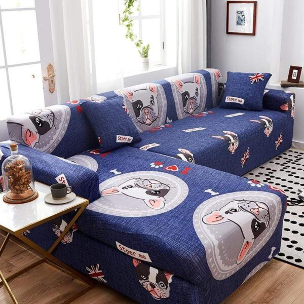 Frenchie World Shop Stretchable French Bulldog Sofa Slipcovers