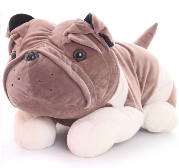 Frenchie World Shop 32CM / Gray Stuffed Plush Bulldog Pillow Toy