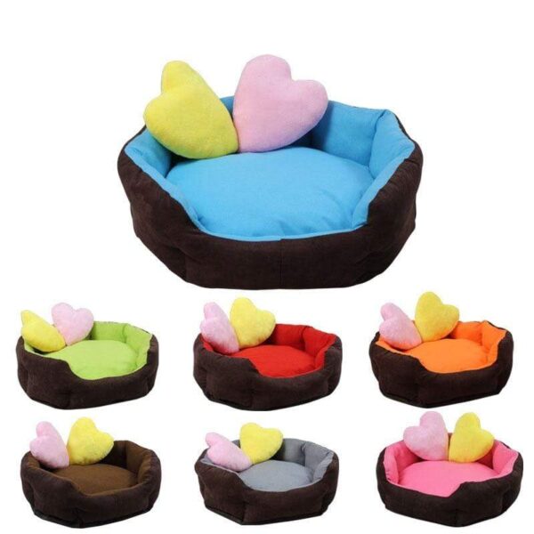 Frenchie World Shop Suede French Bulldog Love Bed