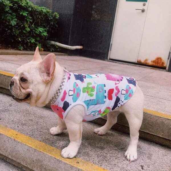 Frenchie World Shop Summer Aquarelle French Bulldog Vest