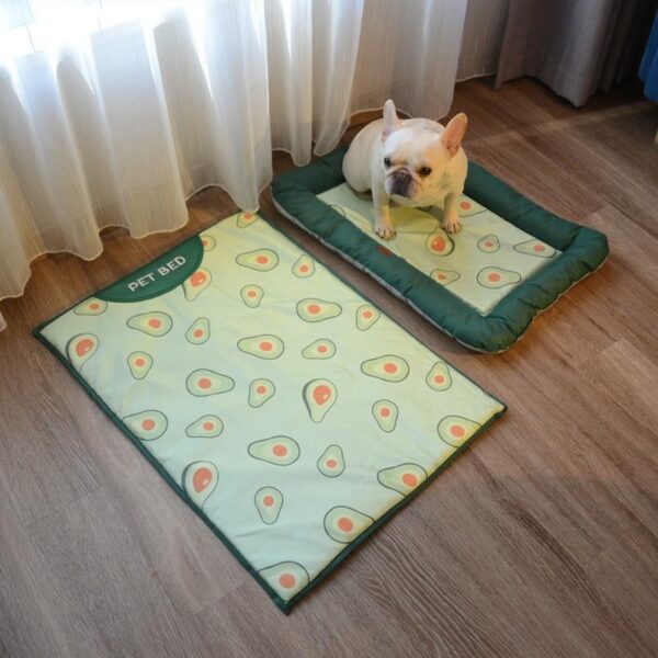 Frenchie World Shop Summer Cooling French Bulldog Pad Bed